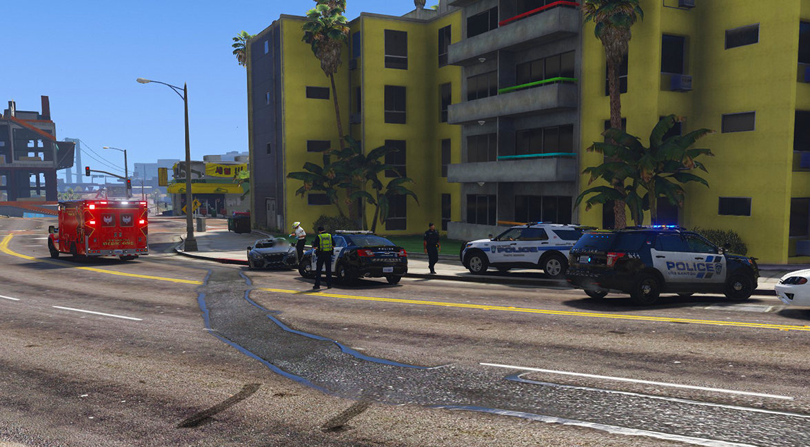 One person dead in violent head-on crash involving LSPD in Little Seoul